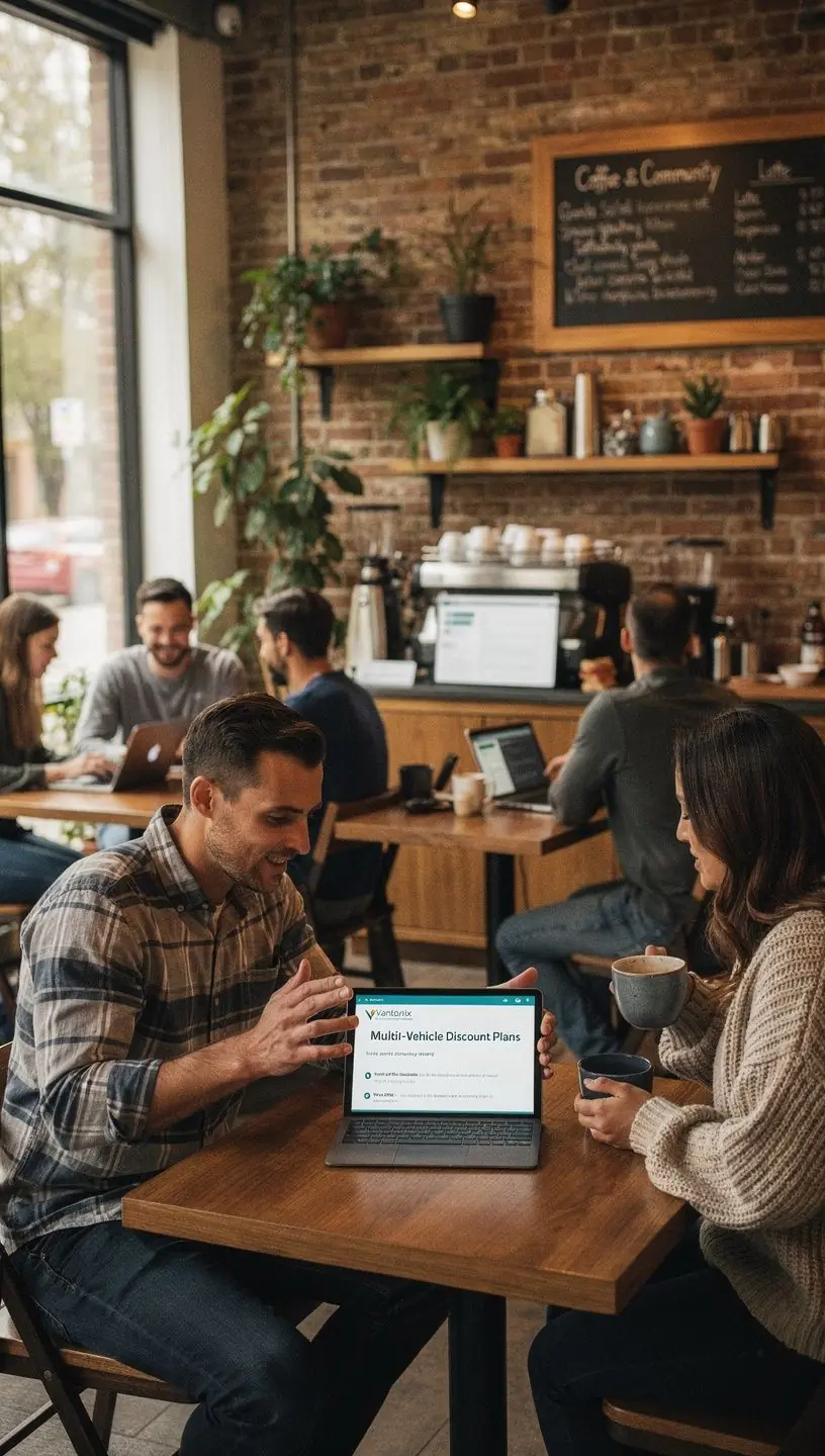 Grafika przedstawiająca różne typy pojazdów objętych ubezpieczeniem.